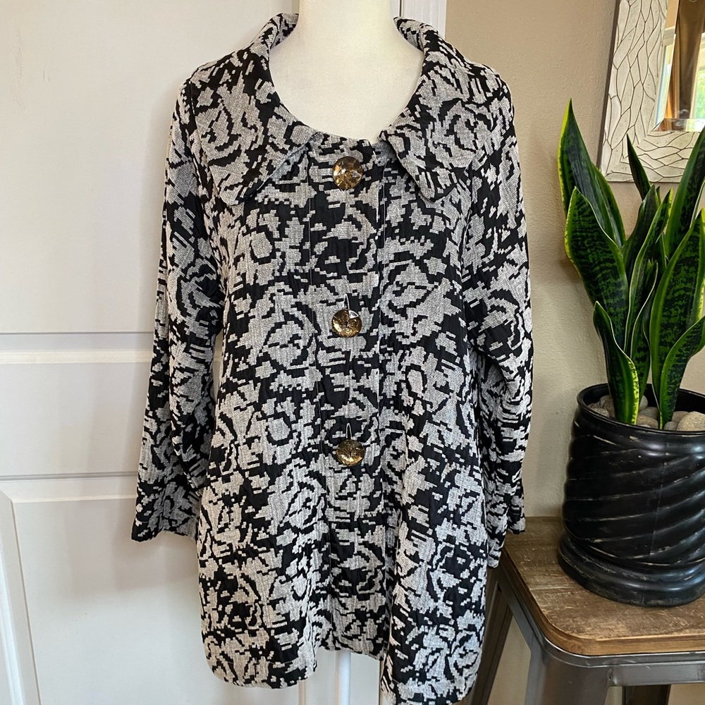 Habitat Carpenter Wearable Art Jewel Button Jacket